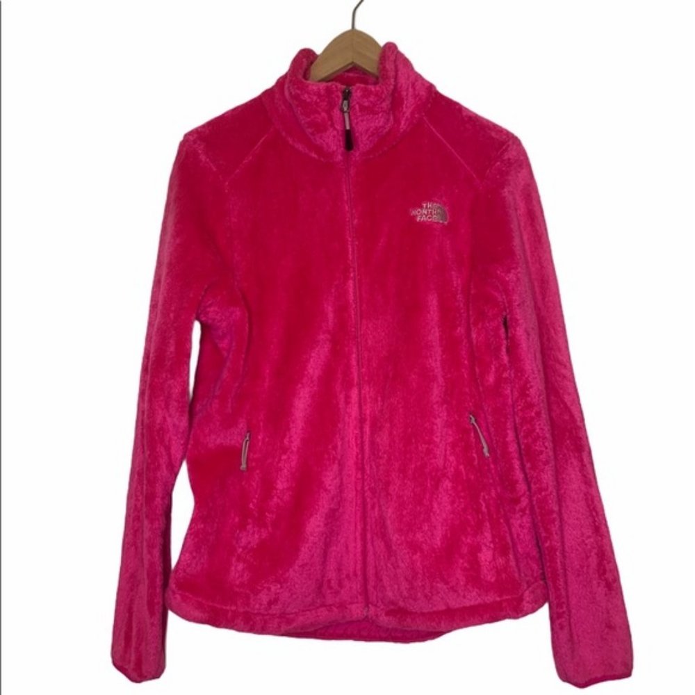The North Face | Full Zip Sherpa Fleece Jacket | Pink | Women's Medium